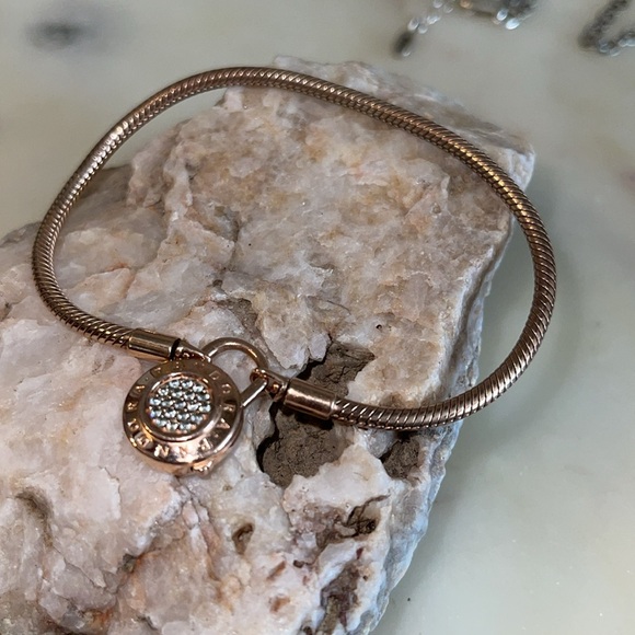 Pandora Rose Gold Snake Chain Bracelet - Picture 2 of 6